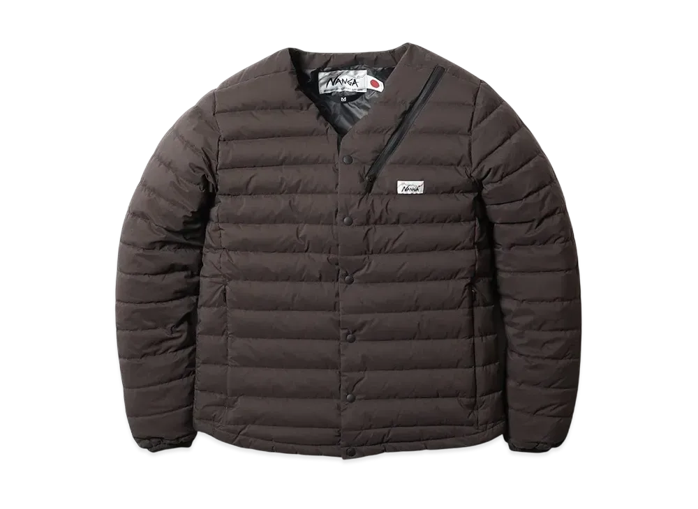 NANGA WHITE LABEL Down Cardigan "O.Brown"