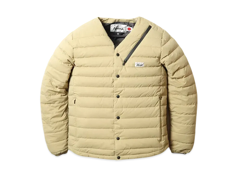 NANGA WHITE LABEL Down Cardigan "Fox"