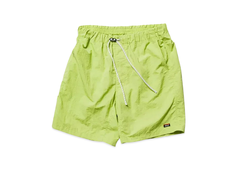 NANGA Nylon Tusser Easy Shorts "Lime"