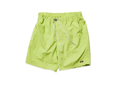 NANGA Nylon Tusser Easy Shorts "Lime"
