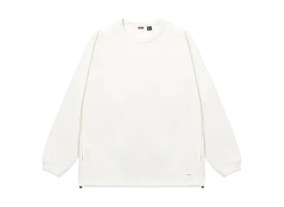NANGA Eco Hybrid Oversized L/S Tee(Men) "White"