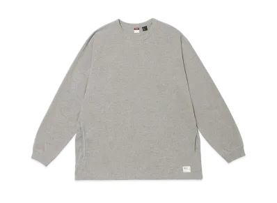 NANGA Eco Hybrid Oversized L/S Tee(Men) "LightGray"