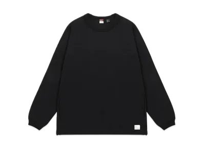NANGA Eco Hybrid Oversized L/S Tee(Men) "Black"