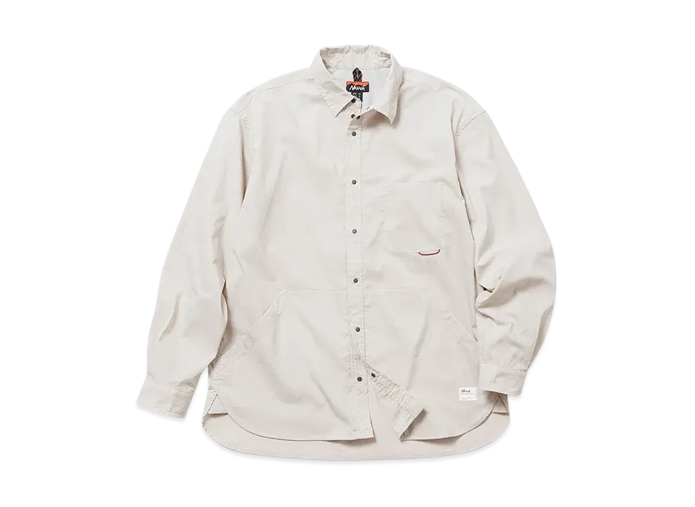 NANGA Hinoc Ripstop Ut Shirt(Men) "LightGray"