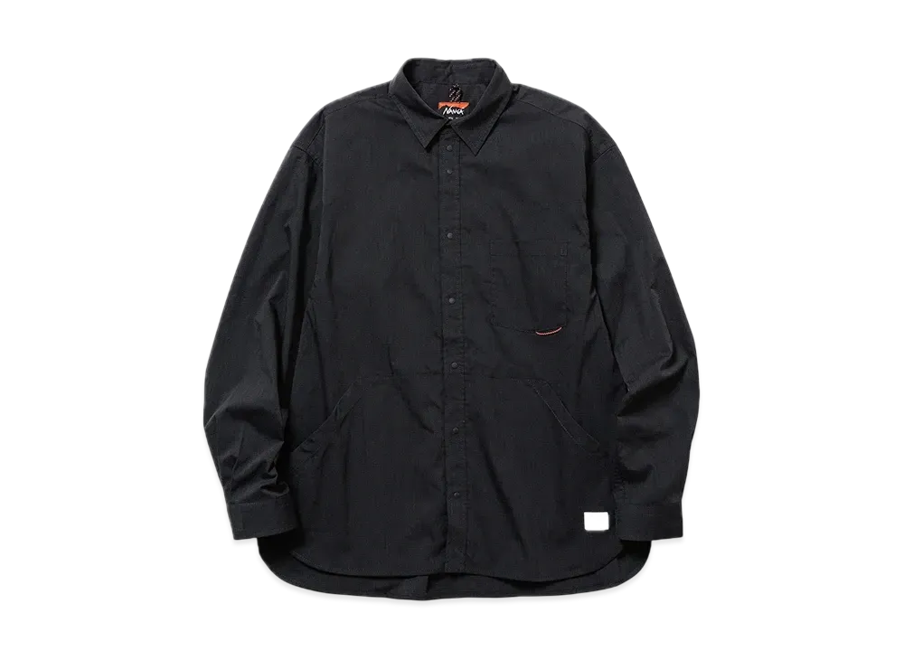 NANGA Hinoc Ripstop Ut Shirt(Men) "Black"