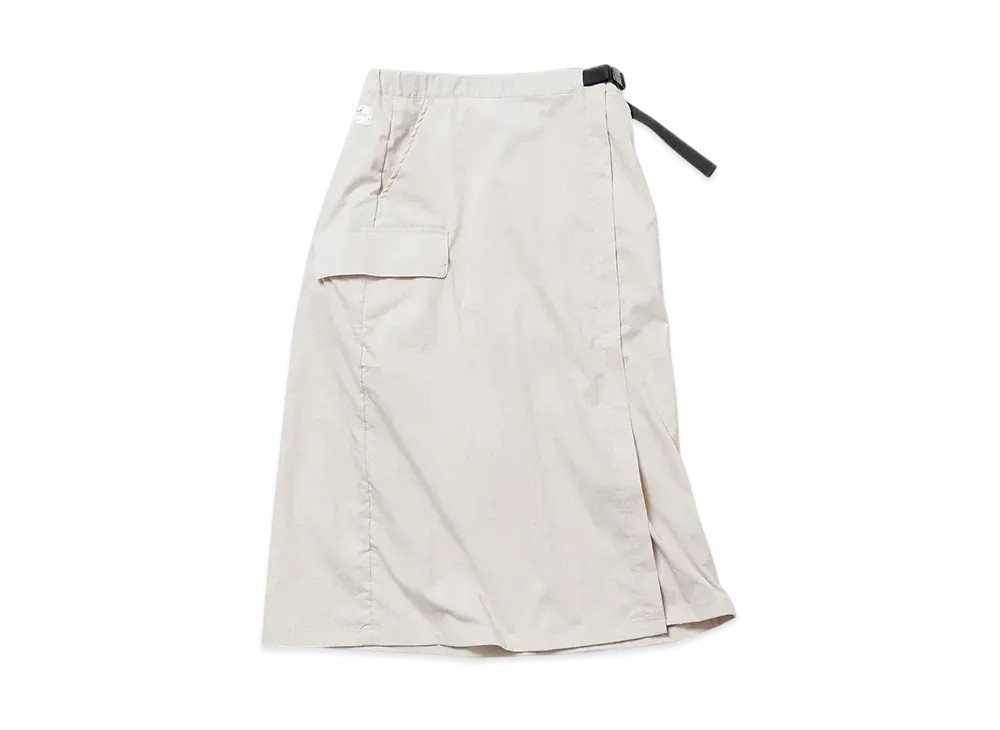 NANGA Hinoc Ripstop Ut Skirt W(Women) "LightGray"