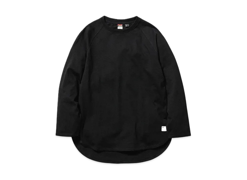 NANGA Eco Hybrid Raglan Sleeve Tunic Tee W(Women) "Black"