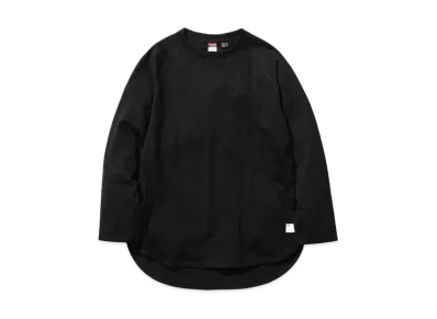 NANGA Eco Hybrid Raglan Sleeve Tunic Tee W(Women) "Black"