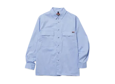 NANGA W Pocket T/C Box Shirt(Men) "Sax"