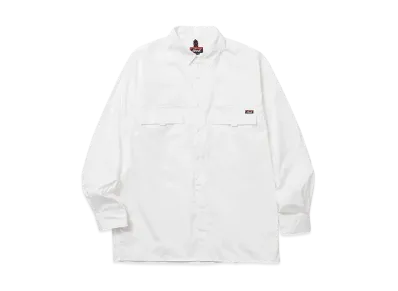 NANGA W Pocket T/C Box Shirt(Men) "White"