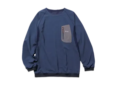 NANGA Hybrid Flex L/S Tops(Men) "Navy"