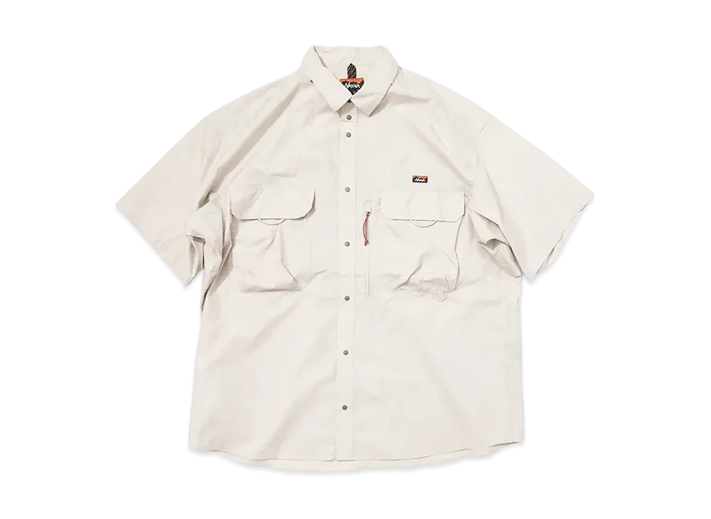 NANGA Mountain Field S/S Shirt(Men) "Beige"