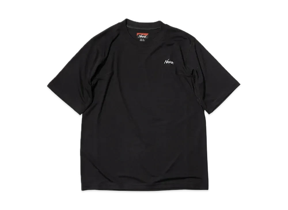 NANGA Power Dry Tee(Men) "Black"