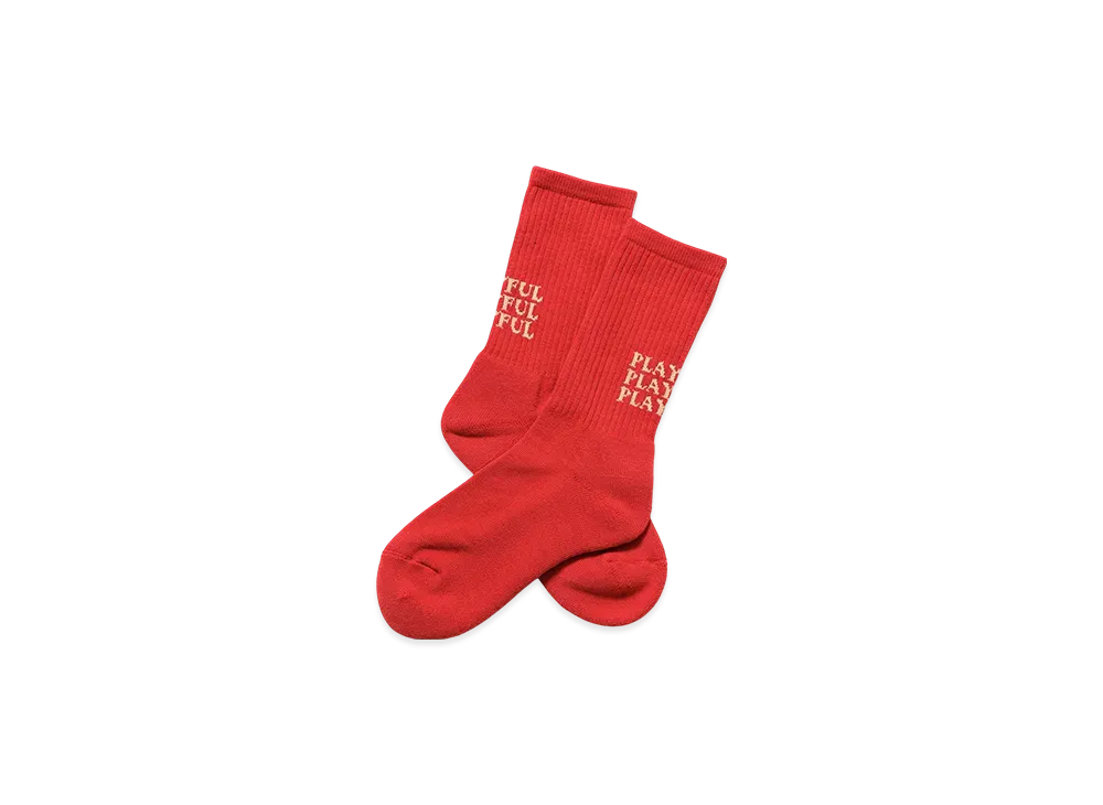 NANGA Playful Color Socks "Red"