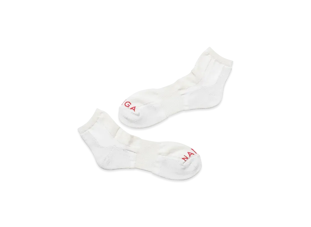 NANGA High Compression Short Socks "White"
