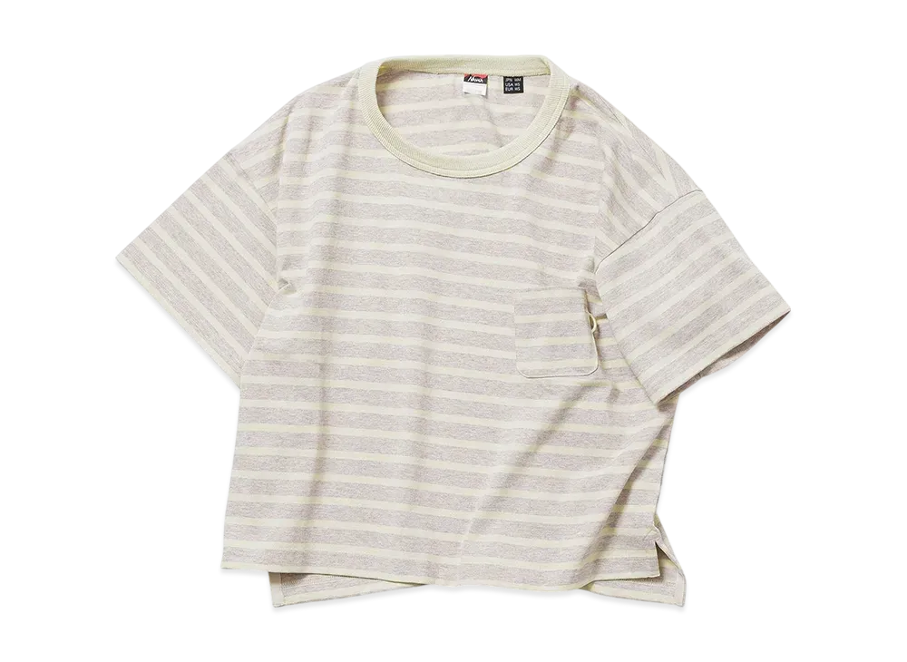 NANGA Eco Hybrid Border Tee W(Women) "Yellow"