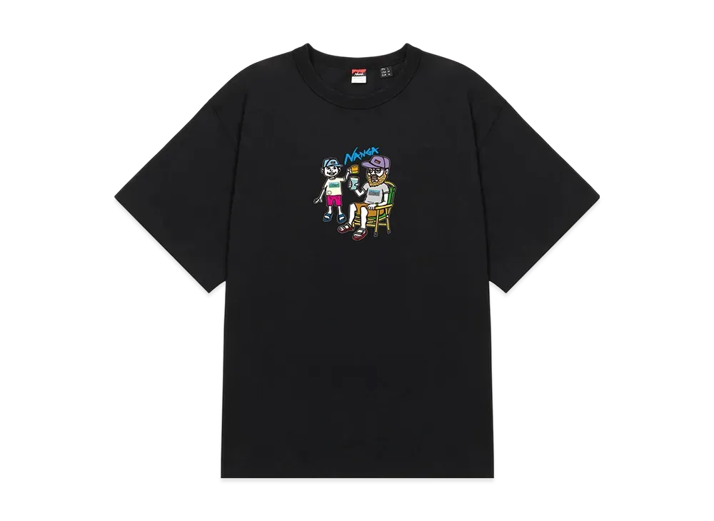 NANGA Eco Hybrid Tee (FAM PT) "Black"