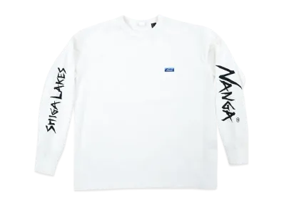 NANGA x Shiga Lakes L/S Tee "White"