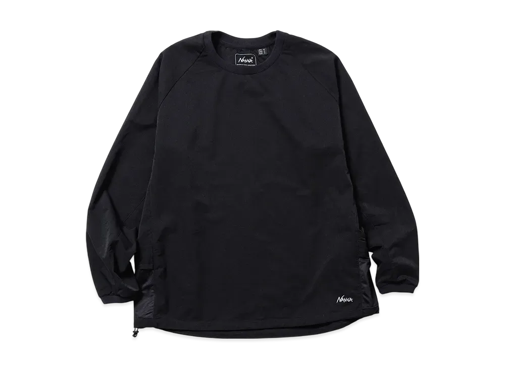 NANGA Dotair Comfy L/S Tee(Unisex) "Black"