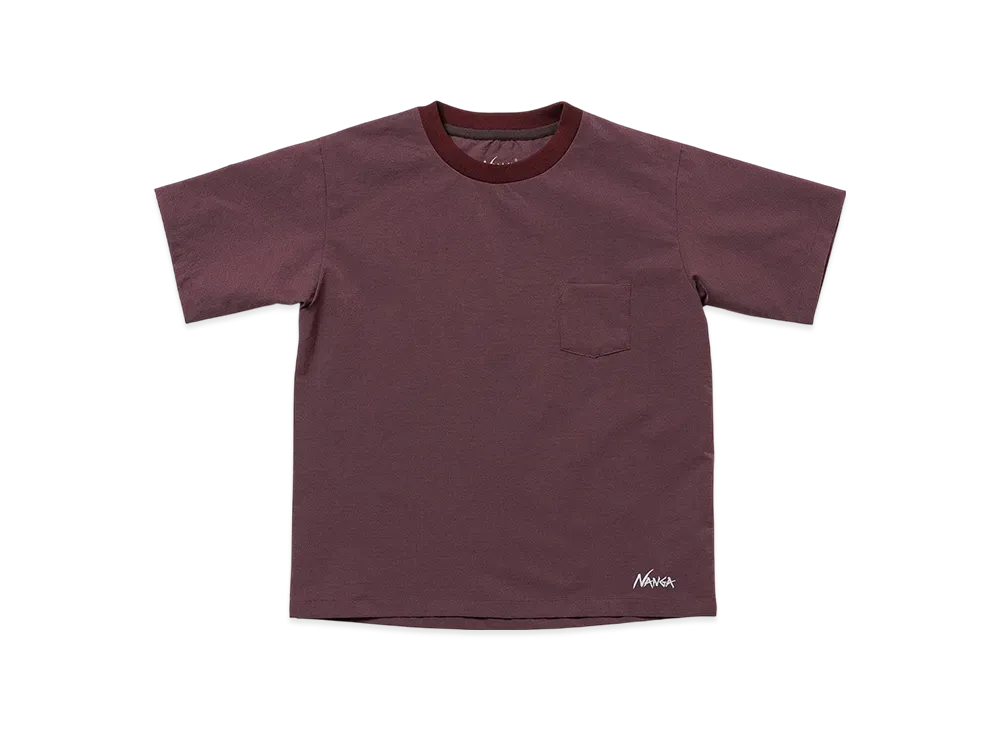 NANGA Dotair Kids Tee "Plum"
