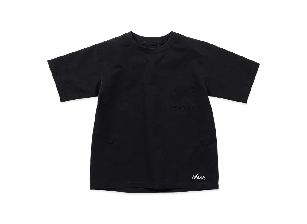 NANGA Dotair Kids Tee "Black"