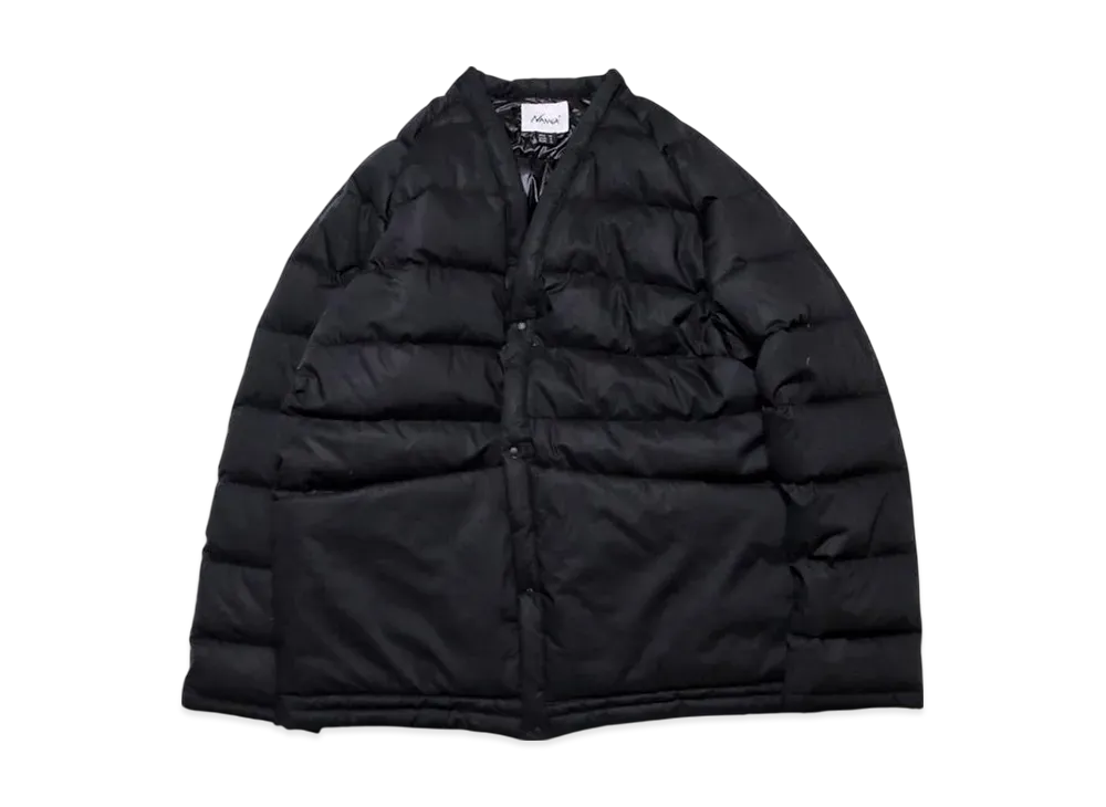 NANGA Cotton Peach Down Hanten "Black"