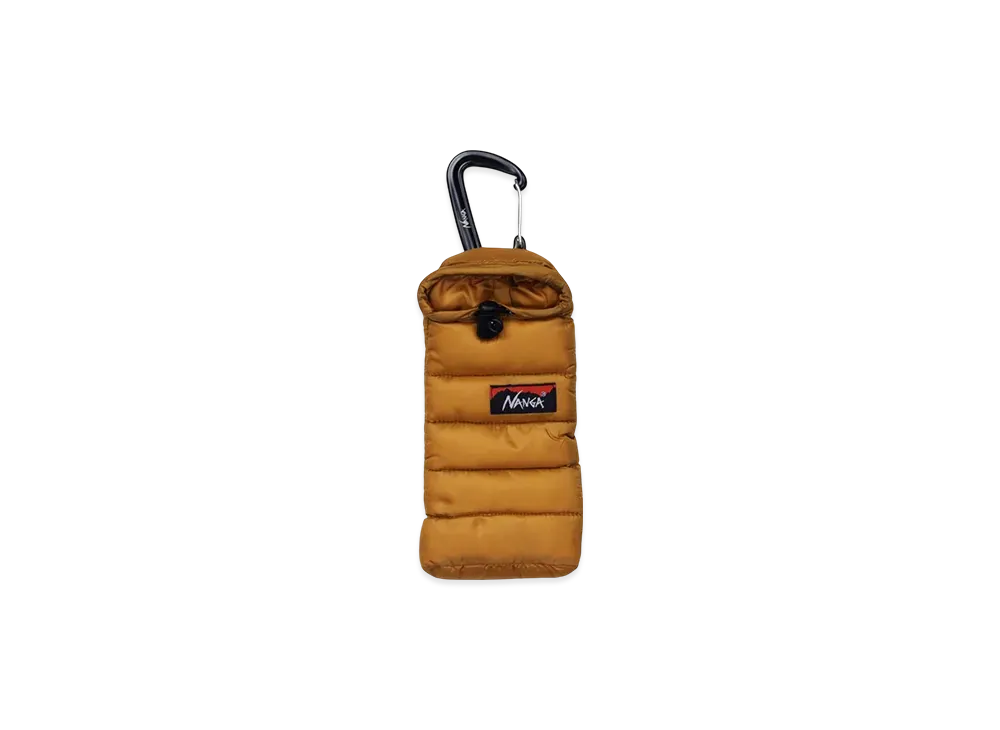 NANGA Smartphone Case Mini Sleeping Bag Carabiner "Gold"
