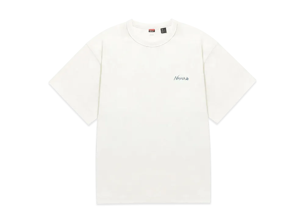 NANGA Ecohybrid Tee(Gl Pt) "White"