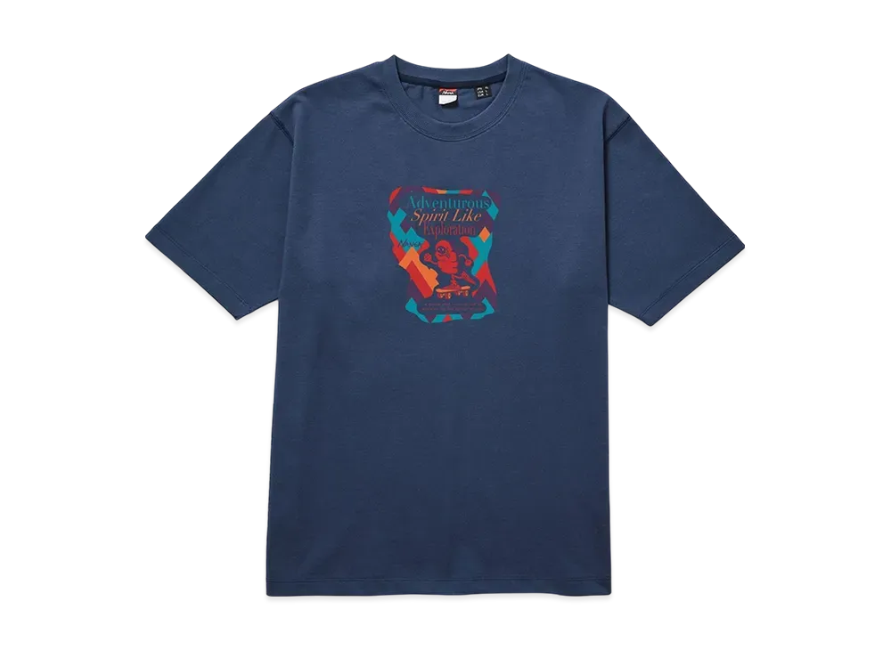 NANGA Ecohybrid Tee(Sbm Pt) "Navy"