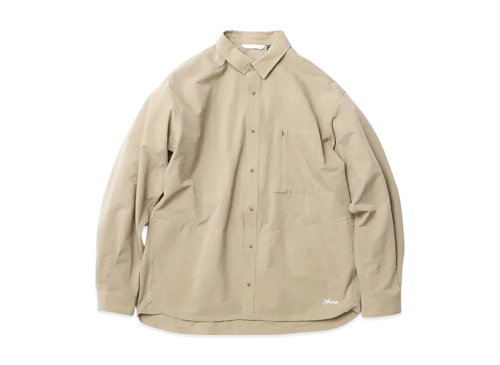NANGA Comfy L/S Shirt "Beige"