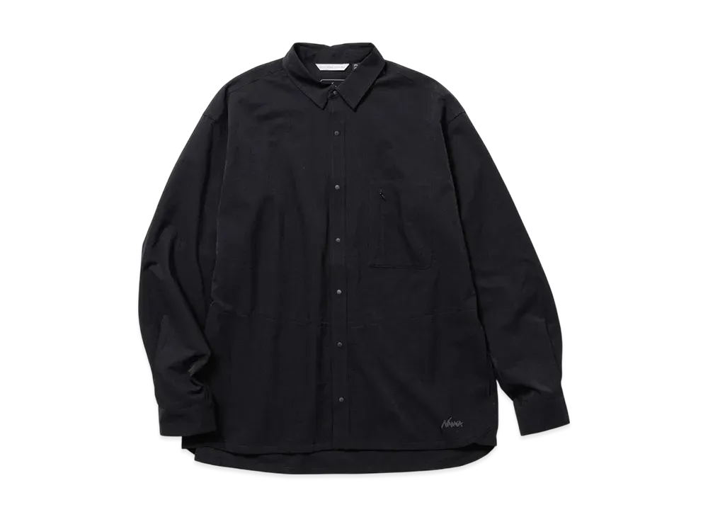 NANGA Comfy L/S Shirt "Pure Black"
