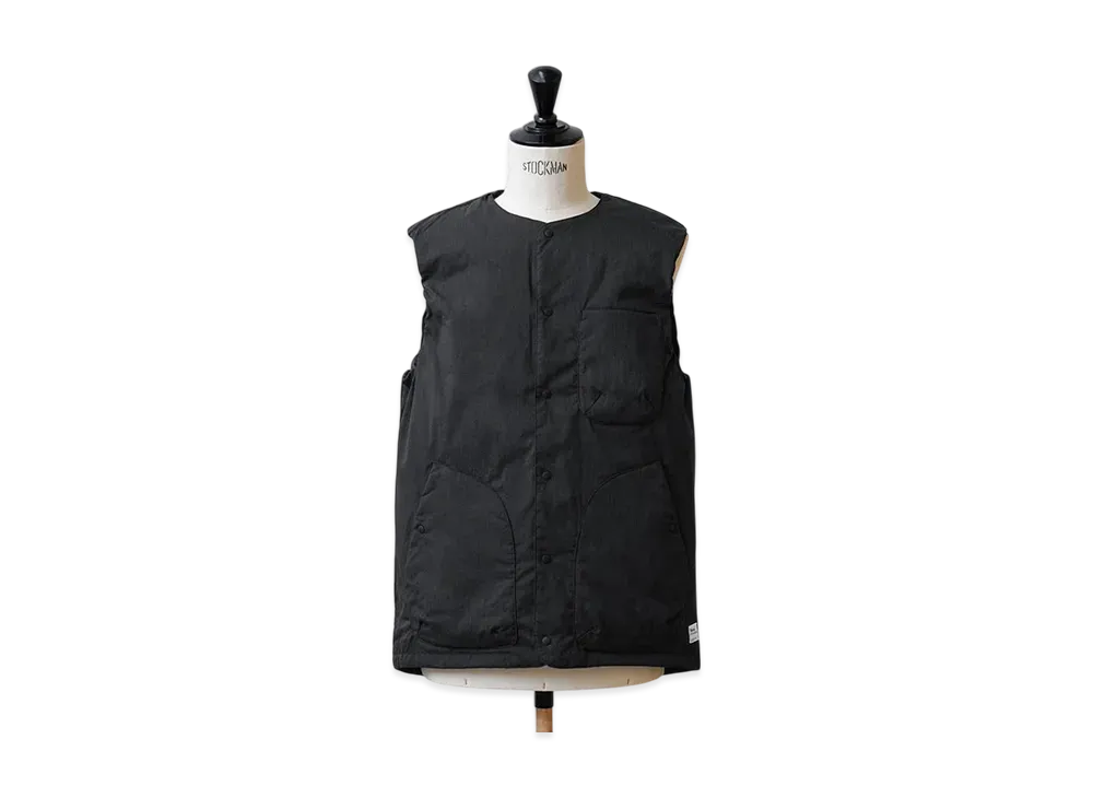 NANGA Hinoc Ripstop Inner Down Vest "Black"