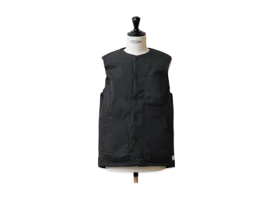 NANGA Hinoc Ripstop Inner Down Vest "Black"