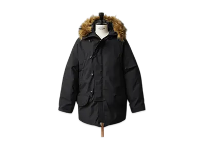 NANGA x WAIPER Exclusive Fire Resistance Down Jacket Type U.S. Air Force N-3B Made In Japan "Charcoal Black"