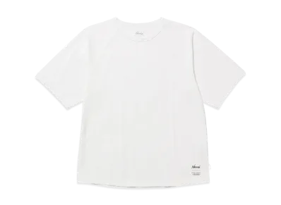 NANGA Dry Mix Raglan Sleeve Tee "White"
