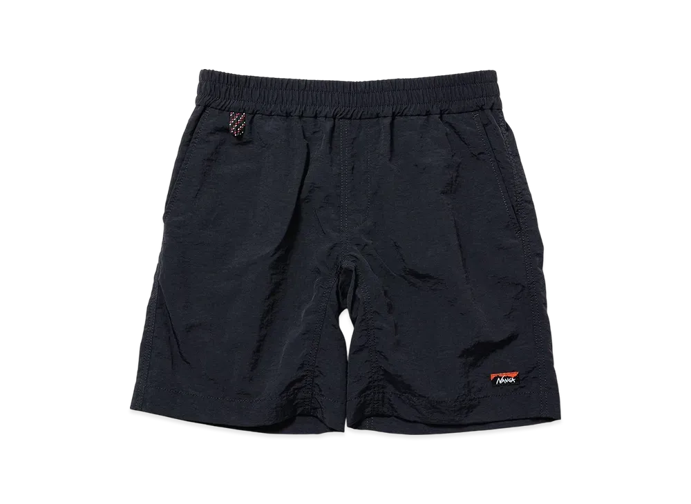 NANGA Nylon Tusser Kids Easy Shorts "Black"