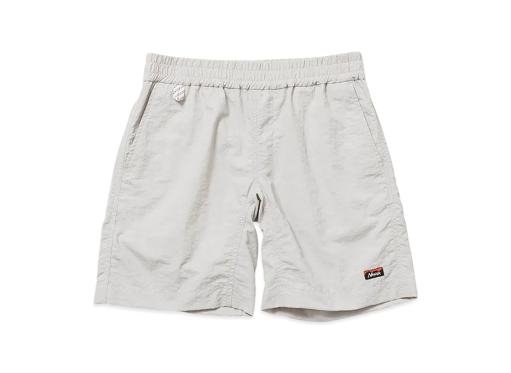 NANGA Nylon Tusser Kids Easy Shorts "Ivory"