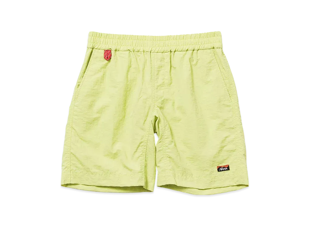 NANGA Nylon Tusser Kids Easy Shorts "Lime"