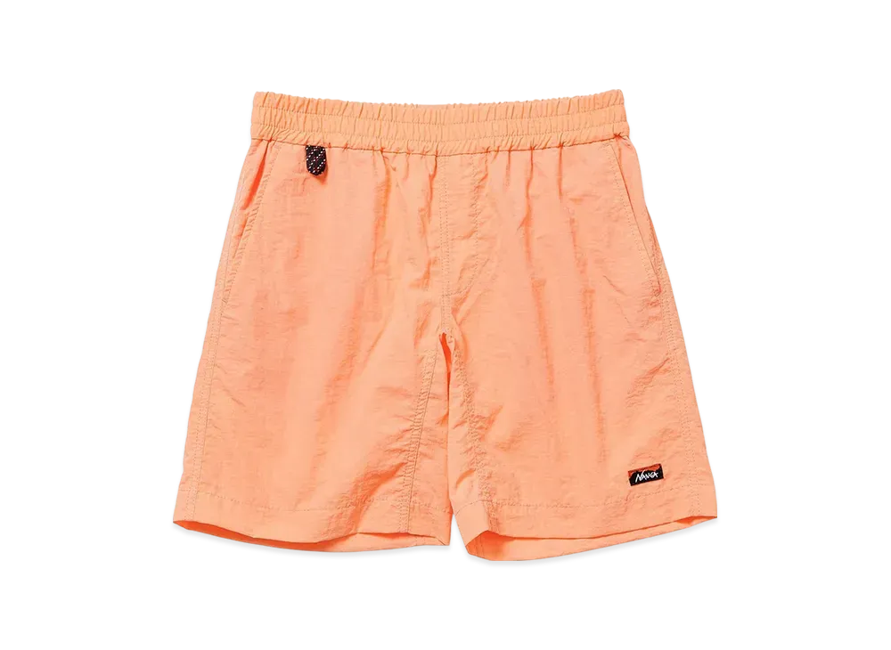 NANGA Nylon Tusser Kids Easy Shorts "Orange"