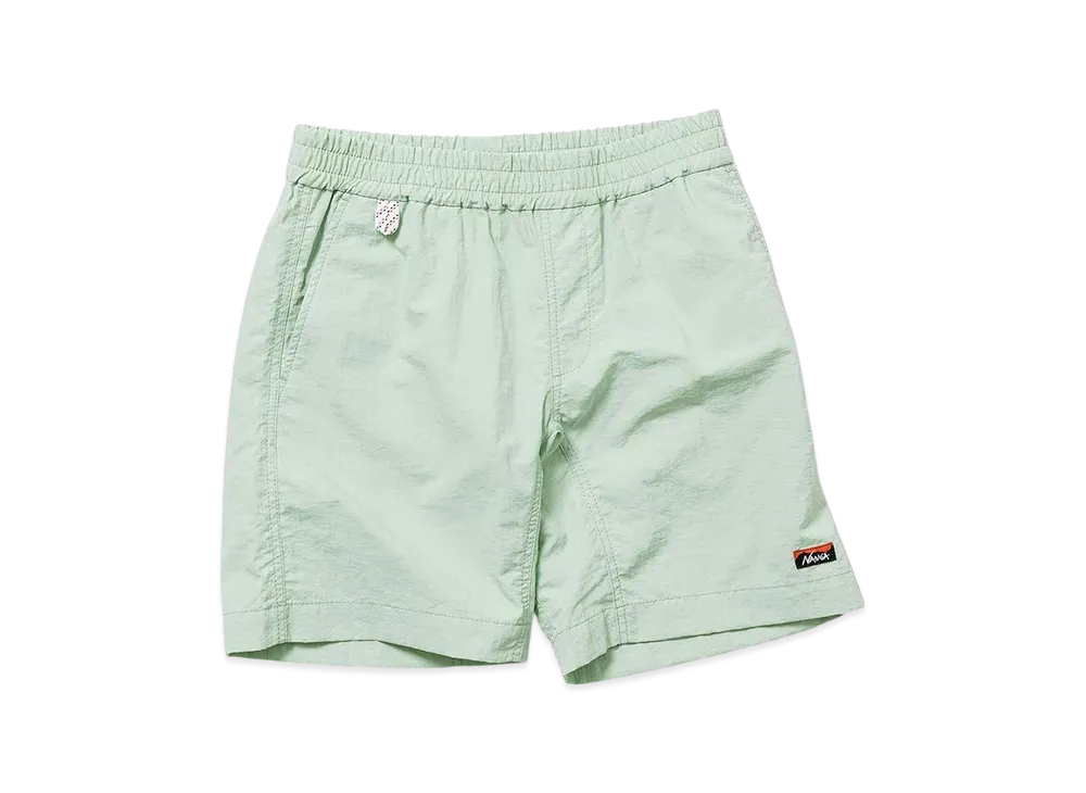 NANGA Nylon Tusser Kids Easy Shorts "LightGreen"