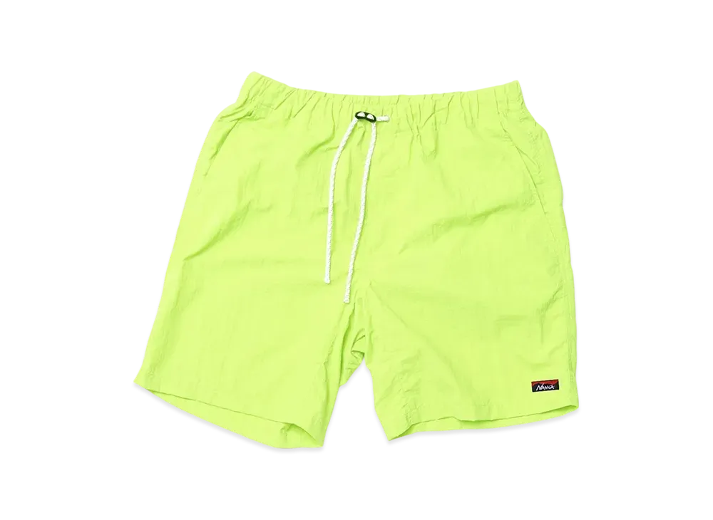 NANGA Nylon Tusser Easy Shorts "Lime"
