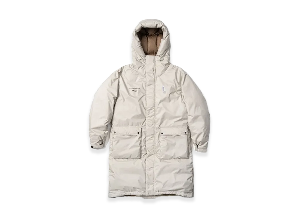 NANGA x Attack on Titan Aurora Down Coat (Eren) "Ivory"