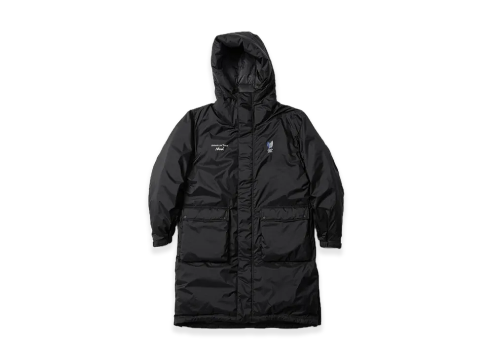 NANGA x Attack on Titan Aurora Down Coat (Eren) "Black"