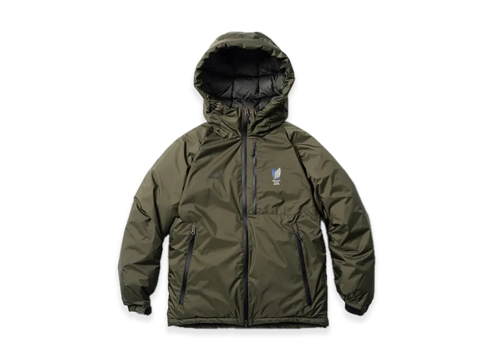 NANGA x Attack on Titan Aurora Down Jacket (Levi) "Khaki"