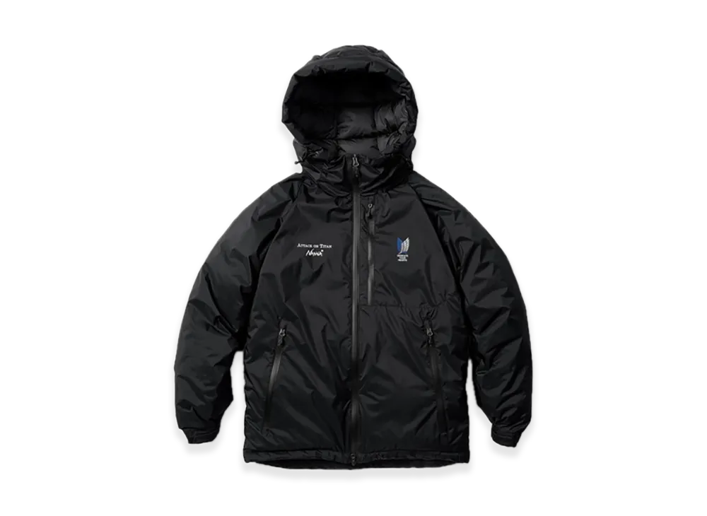 NANGA x Attack on Titan Aurora Down Jacket (Levi) "Balck"