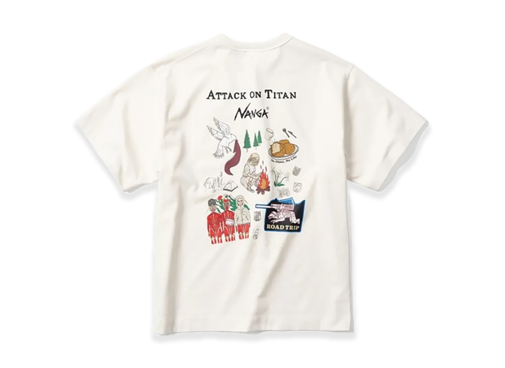 NANGA x Attack on Titan Tee "White"
