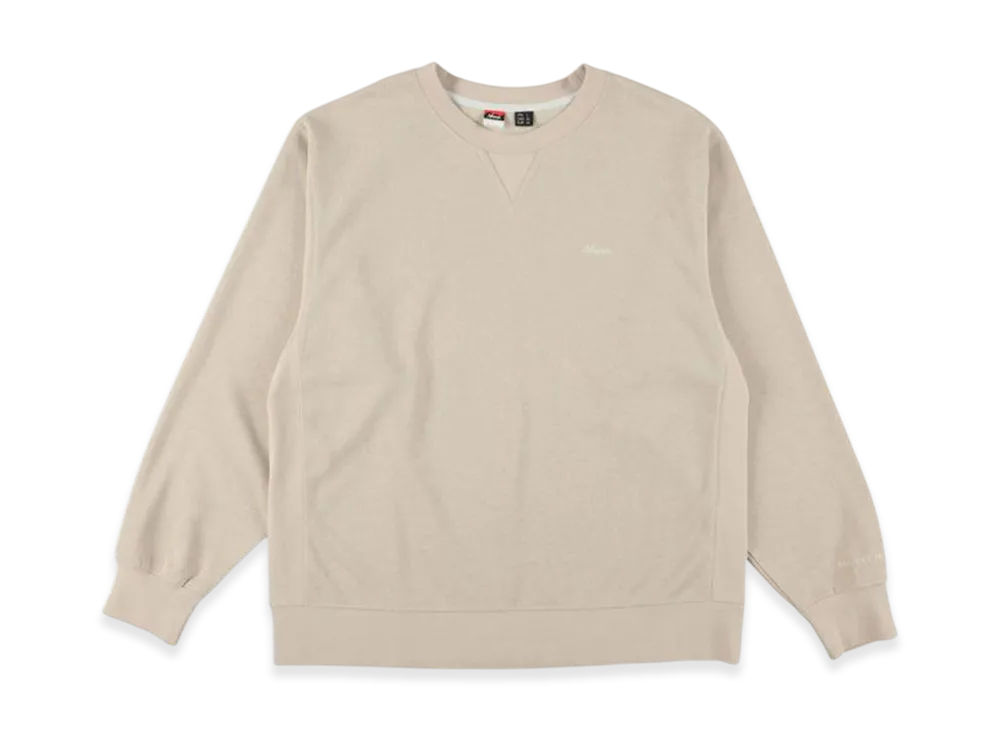 NANGA Dry Mix Terry Crew Sweat Fleece "Ivory"
