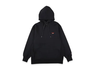 NANGA Eco Hybrid Mini Box Logo Embroidery Sweat Hoodie "Black"