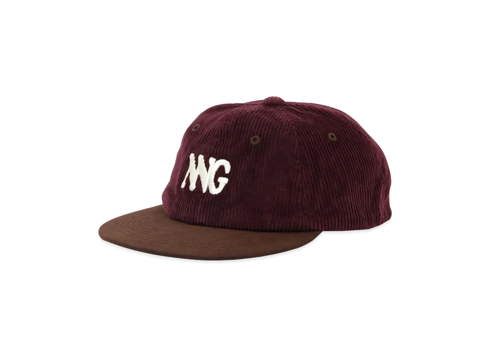 NANGA Corduroy NNG Logo Cap "Burgundy"