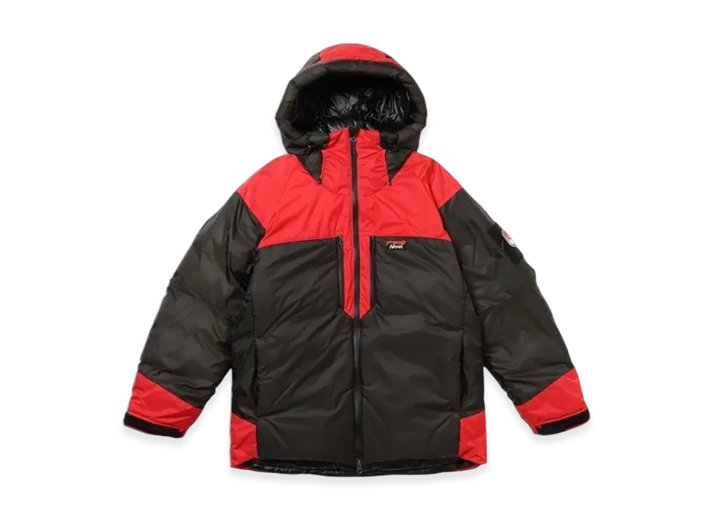 NANGA 30th Anniversary Aurora Tex Combi Down Jacket "Black/N.Red"
